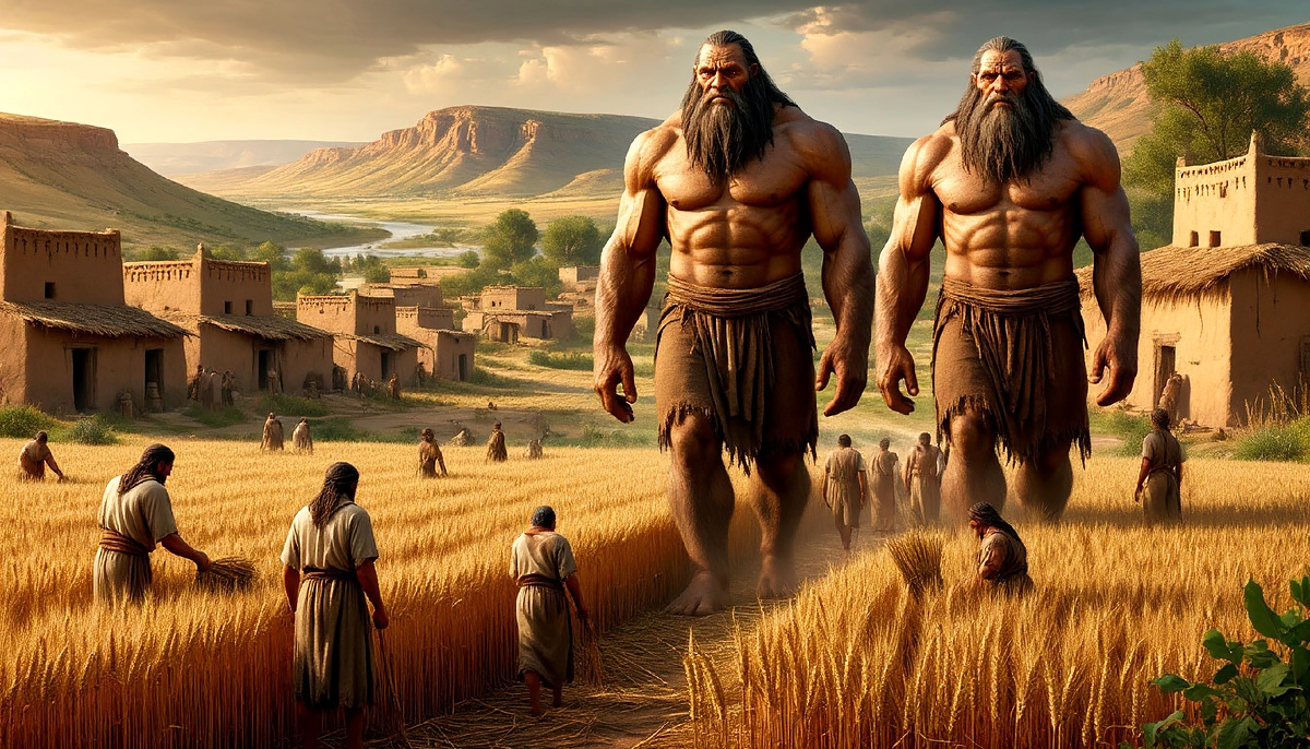 Объяснимо и возникновение библейских исполинов.