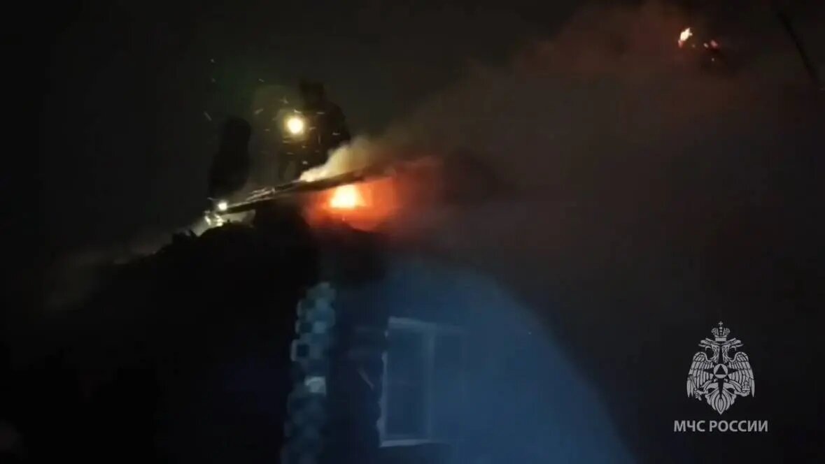    Фото: скриншот видео пресс-службы МЧС РФ по Ленобласти