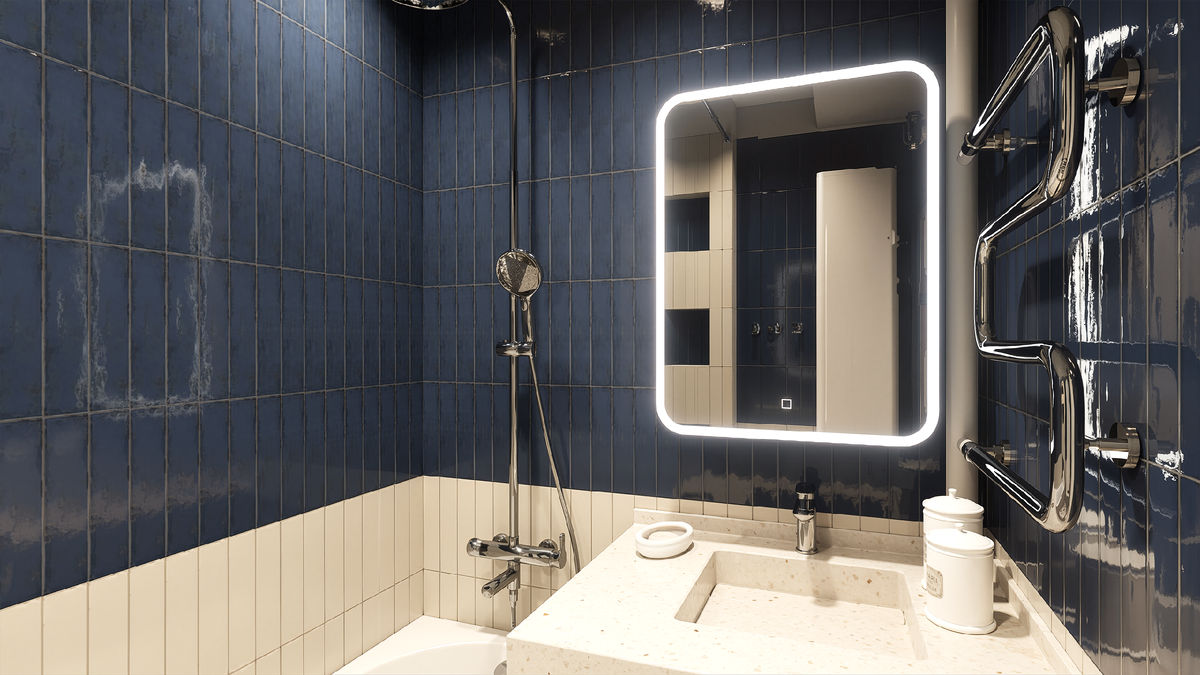 Визуализция ванной комнаты