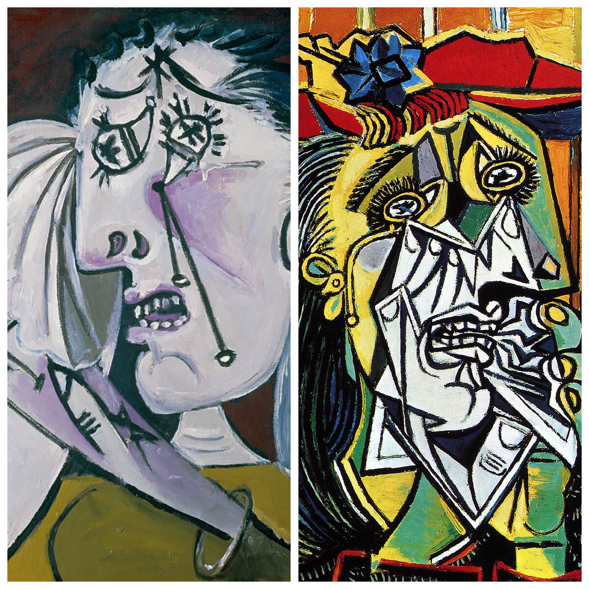 ▪️Пабло Пикассо. Плачущие женщины, обе 1937 года