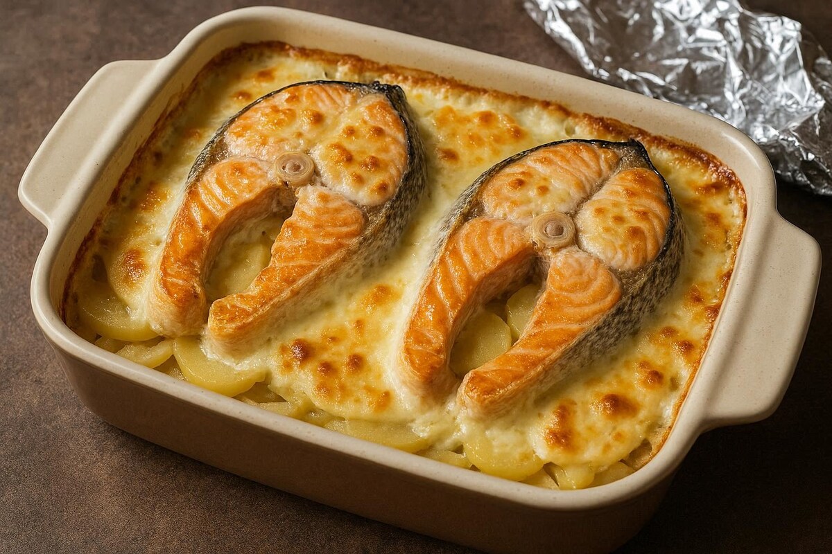 Стейки кумжи с картофелем: сытный рецепт приготовления