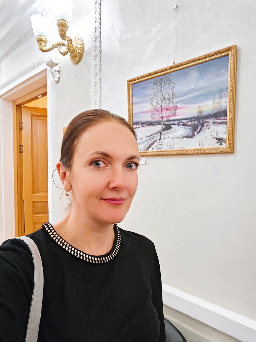 На выставке 