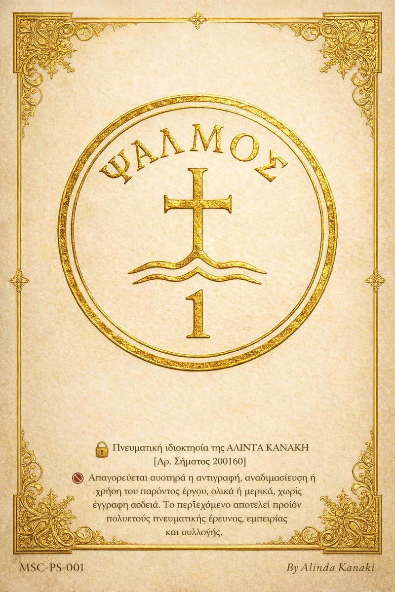 Печать Псалма 1 — духовный оберег  
Алинда Канаки
