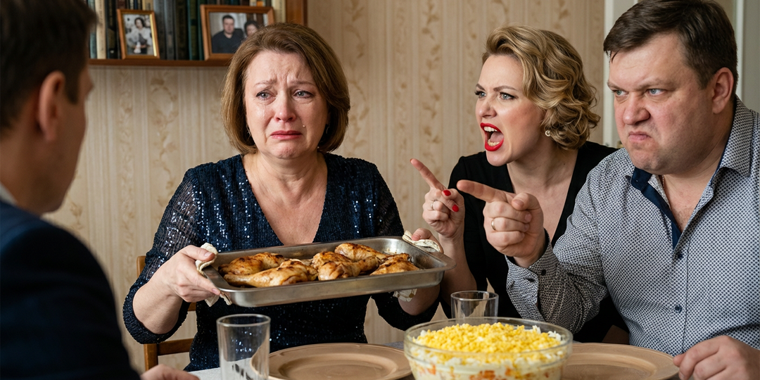 Гости на юбилей пришли с пустыми руками, но потребовали накрыть шикарный стол