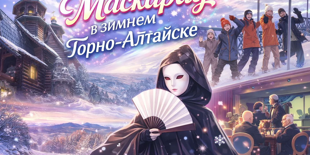 Вылазка №7. Маскарад в зимнем Горно-Алтайске.