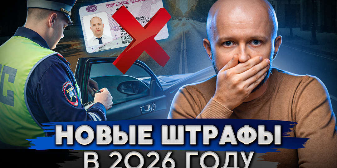 5 новых штрафов 2026 года, о которых вы не знаете (последний — полная неожиданность)