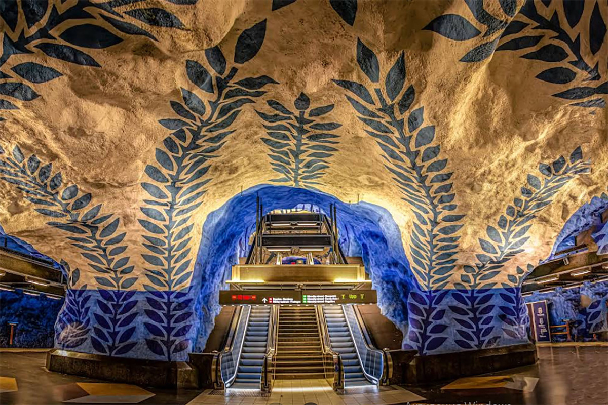 Станция T-Centralen в Стокгольме (Швеция). Источник фото stefania/google.com