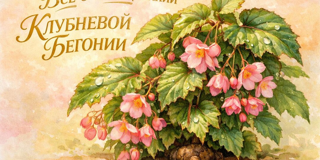 ВСЕ О ВЫРАЩИВАНИИ КЛУБНЕВОЙ БЕГОНИИ