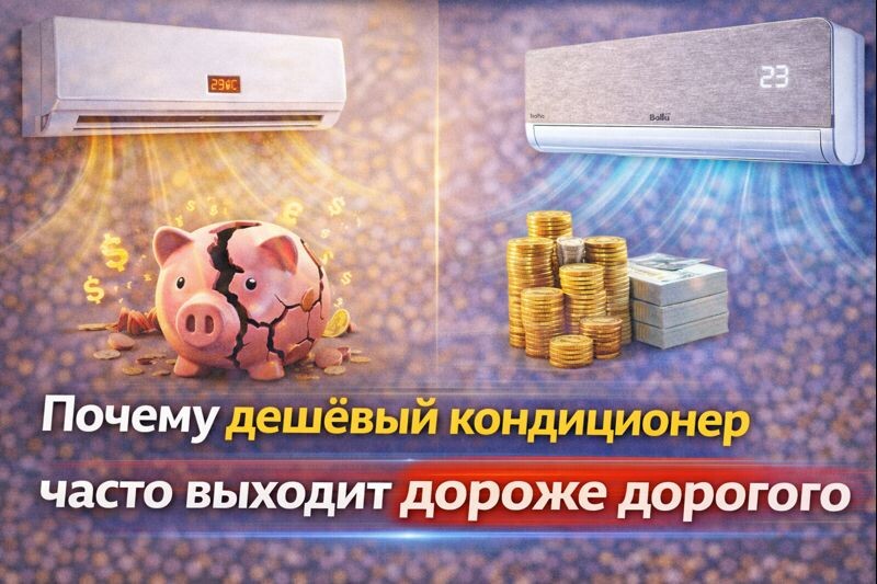 Почему дешёвый кондиционер часто выходит дороже дорогого