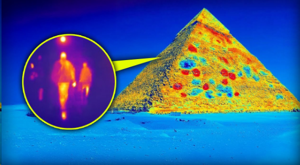 Учёные провели тепловое сканирование египетских пирамид, результат был интересным