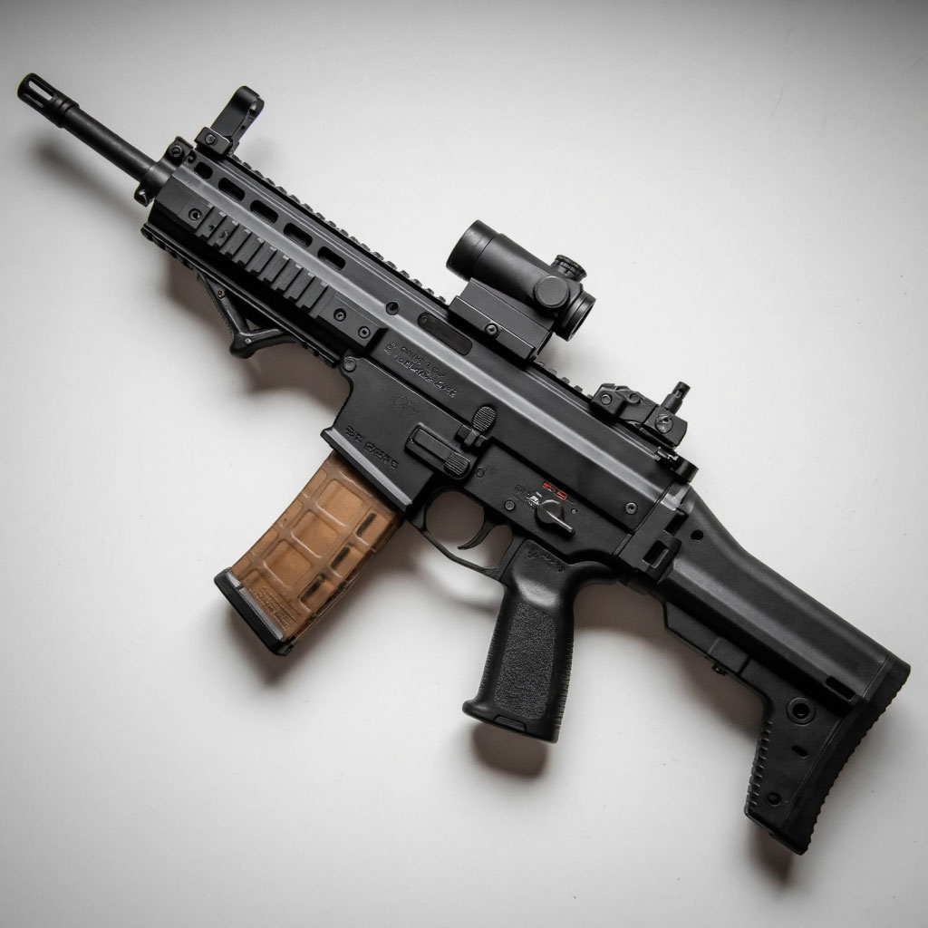 Автомат CZ BREN 2 (Чехия) (фото ИИ)