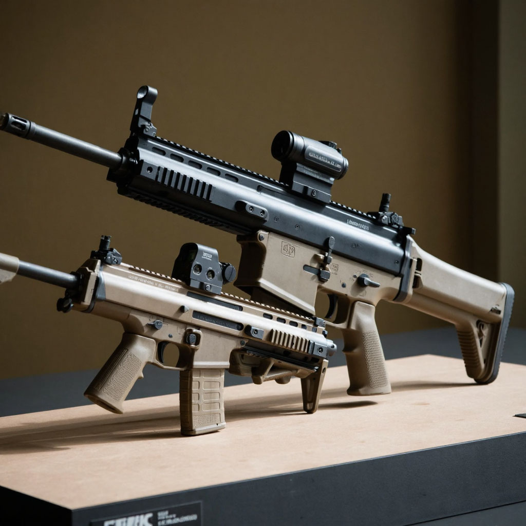 Автомат FN SCAR-L / SCAR-H (Бельгия) (фото ИИ)