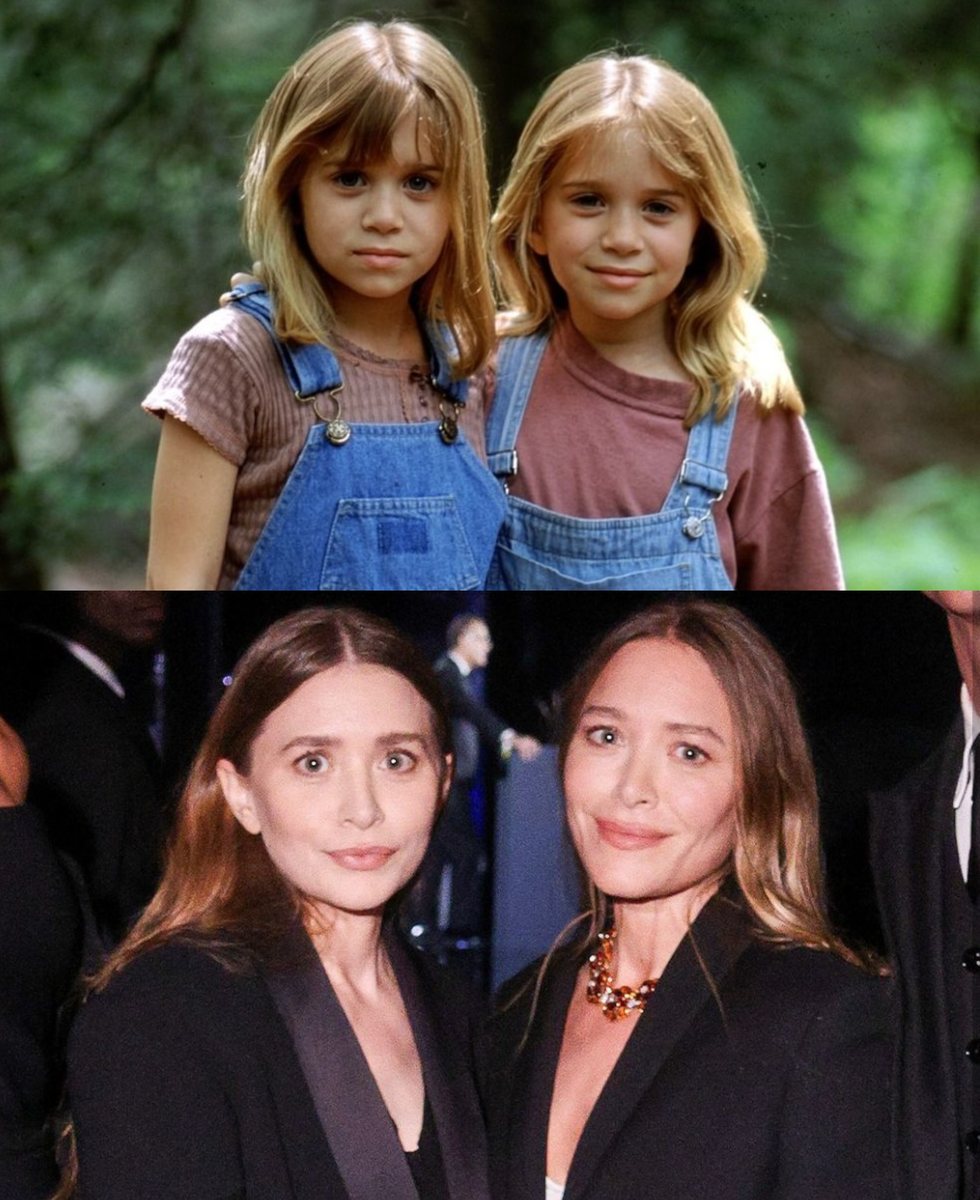 Эшли и Мэри-Кейт Олсен в фильме "Двое: я и моя тень" и 3 ноября 2025 года CFDA Fashion Awards 2025