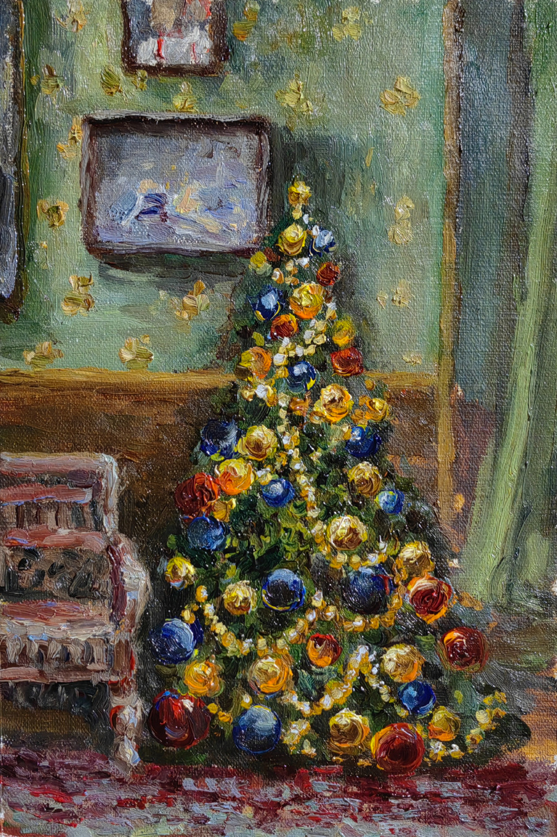 Егорова Елена, "Рождественская ёлка", 2025г