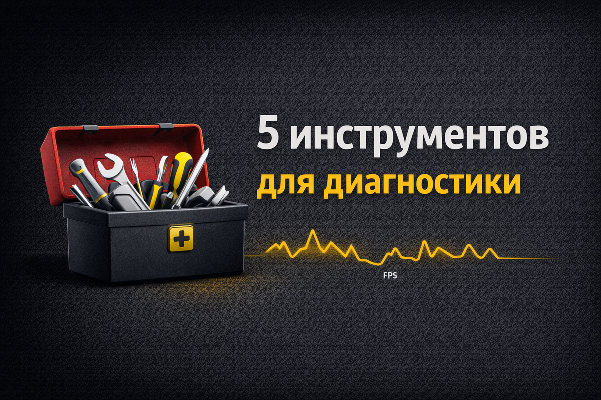 Я слишком часто видел одно и то же: человек пишет “лагает”, а дальше начинается магия — переустановить Windows, “покрутить настройки”, скачать 10 “ускорителей”, отключить всё подряд. Итог — время потрачено, проблема осталась, а иногда стало хуже.

Мой подход простой: сначала измеряем, потом меняем одну вещь и проверяем результат. Ниже — 5 инструментов, которыми я пользуюсь, когда нужно быстро понять: упираемся в видеокарту, процессор, память, диск, драйвер или фоновую ерунду.