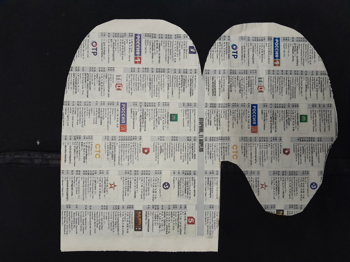 Выкройка целиковая