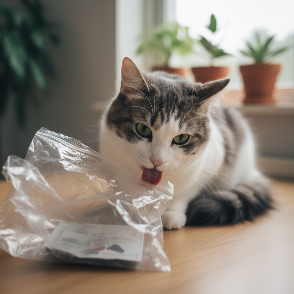 Вкусная химия: почему кошки обожают лизать пакеты и какой секретный ингредиент они там находят