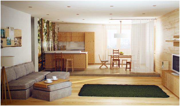 Экостиль в интерьер