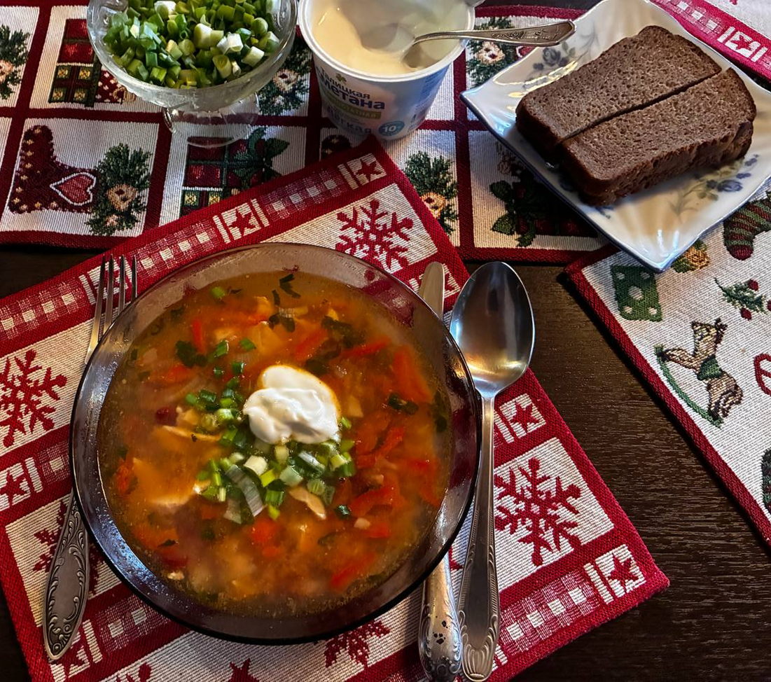 Куриный суп Фахита