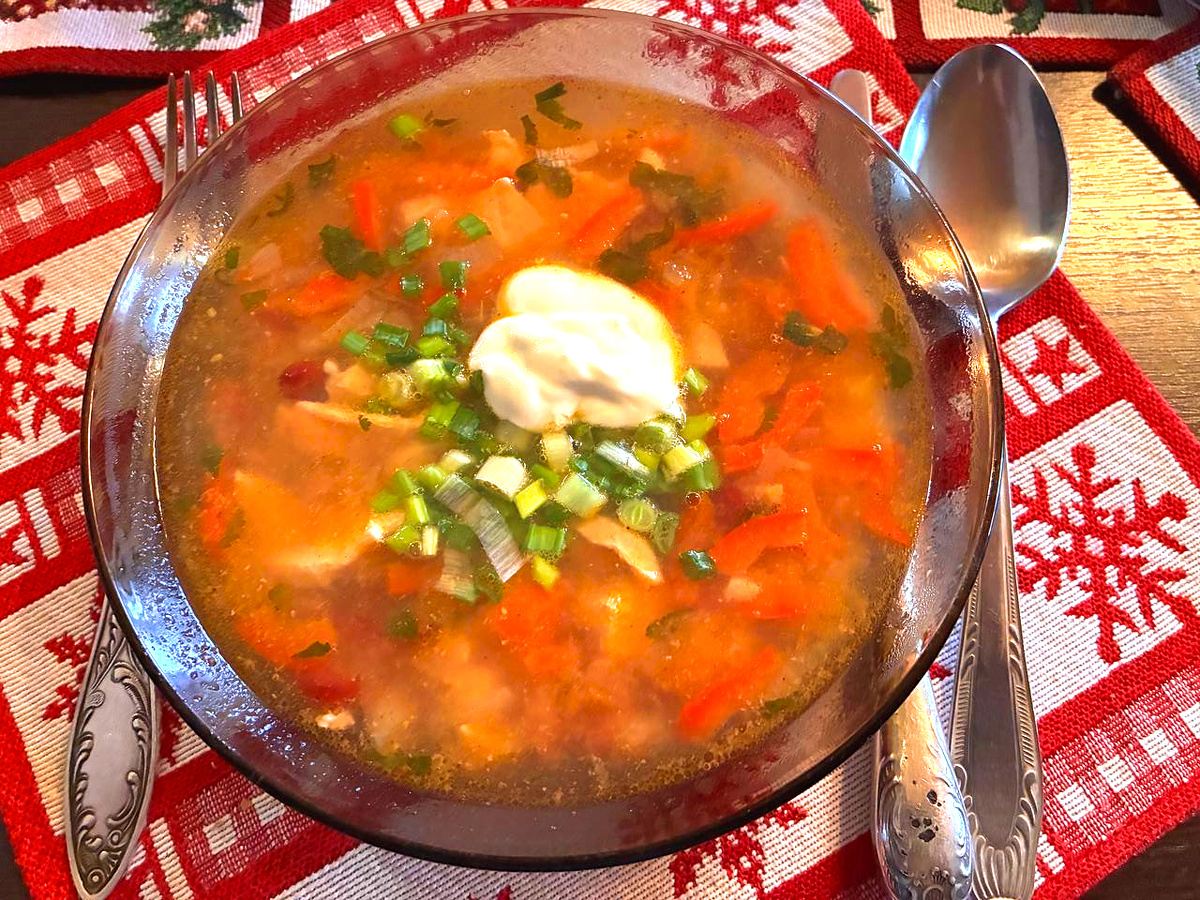 Куриный суп Фахита