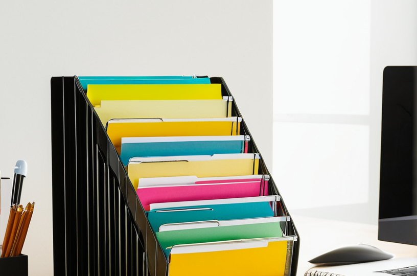 Вертикальный накопитель для бумаг: как выбрать и организовать хранение документов