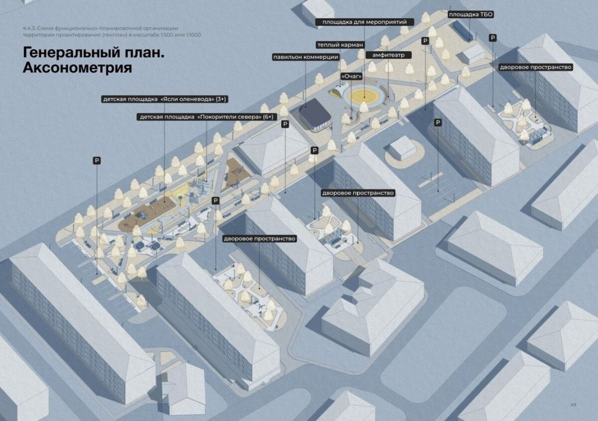   Проект “Золотого сердца Севера” / Фото: из материалов Департамента архитектуры и градостроительства Магаданской области