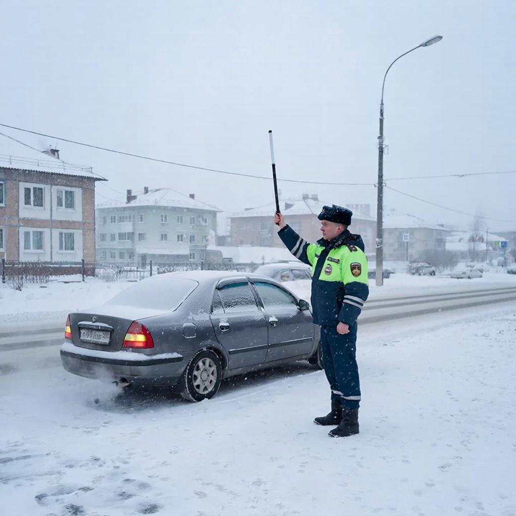 Владельцам транспортных средств необходимо проверить актуальность водительских удостоверений и полисов ОСАГО.  Фото: Изображение сгенерировано нейросетью / Станислав Казаченко