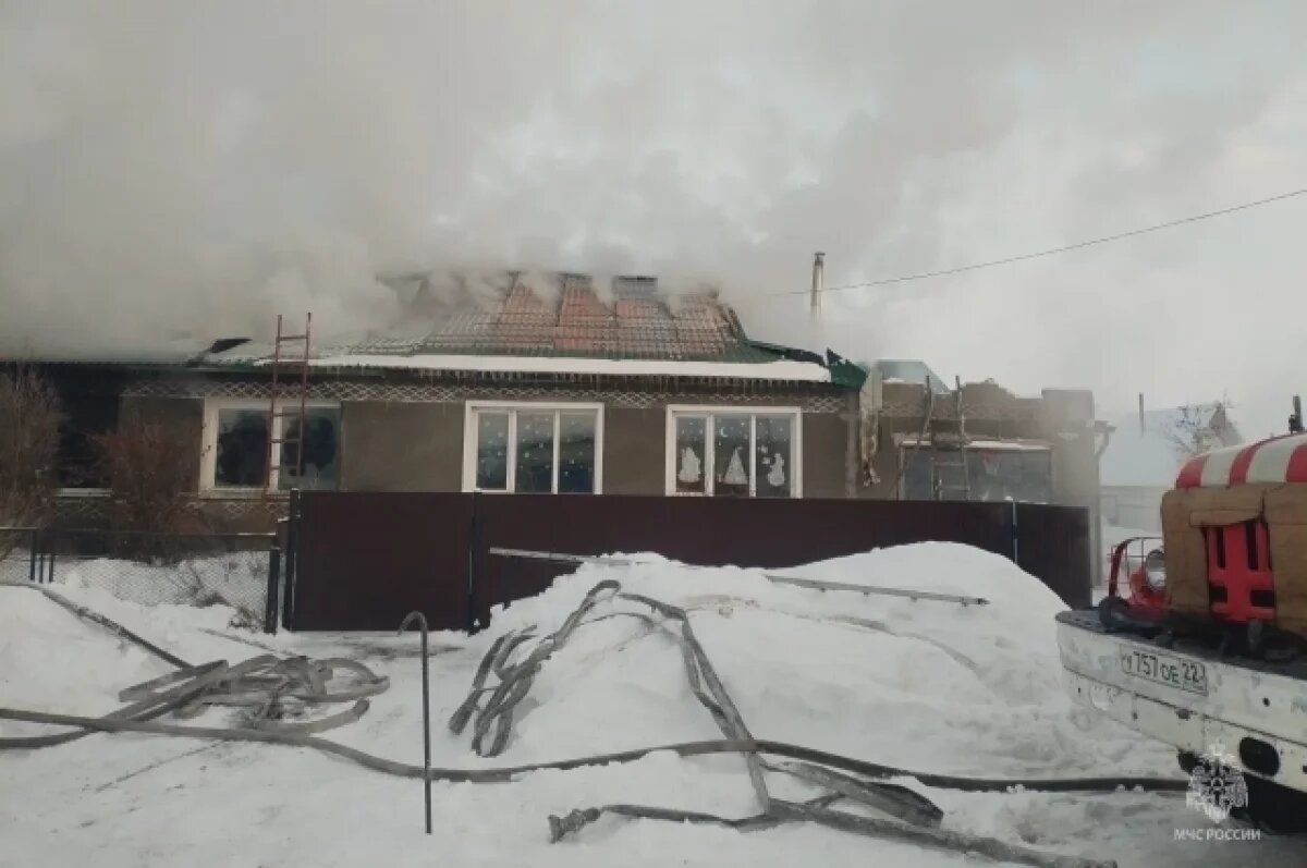    Два человека погибли в результате пожара на Алтае