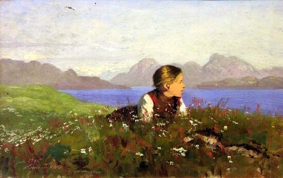 Pinterest. Художник Ханс Даль (1849–1937)