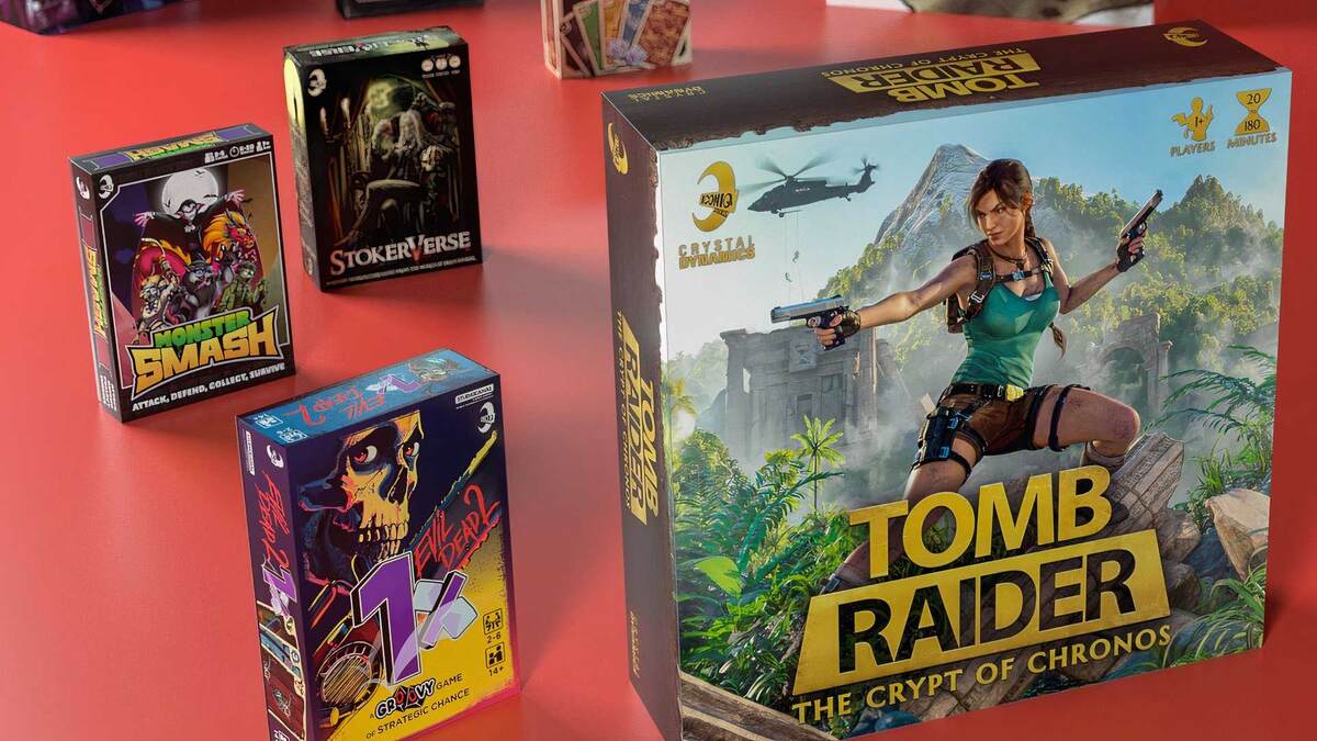 Фото мерча по мотивам Tomb Raider. Источник: официальный сайт франшизы