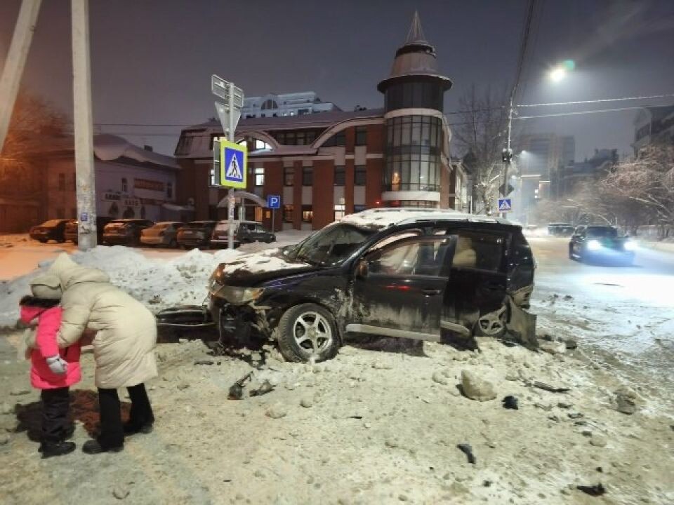    ДТП в Барнауле . Источник: "Инцидент Барнаул"