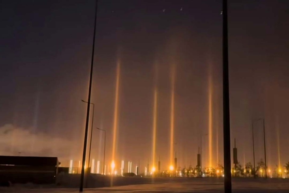  Такое оптическое явление обычно можно наблюдать при крепких морозах. Фото: t.me/astrophotoboloto