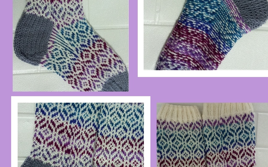 Носки, жаккард