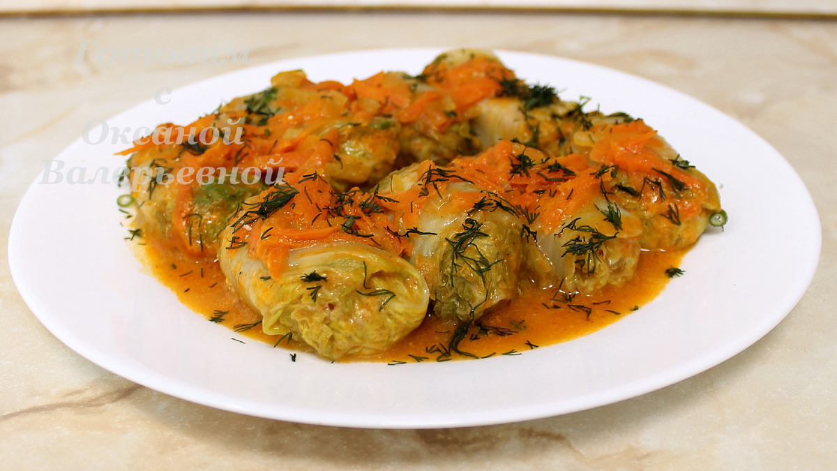 Голубцы с пекинской капустой