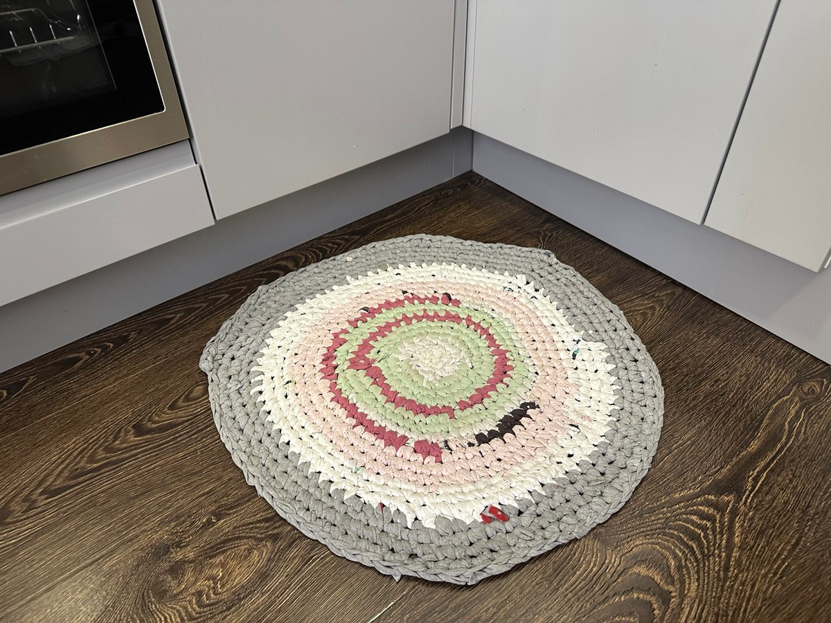 Коврик ручной работы. Фото автора