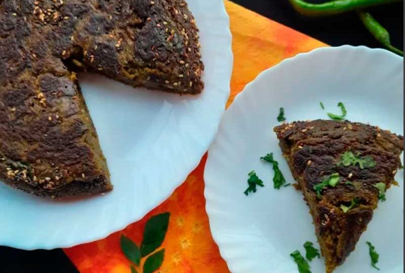 Шпинатный Хандво (быстрый вариант)