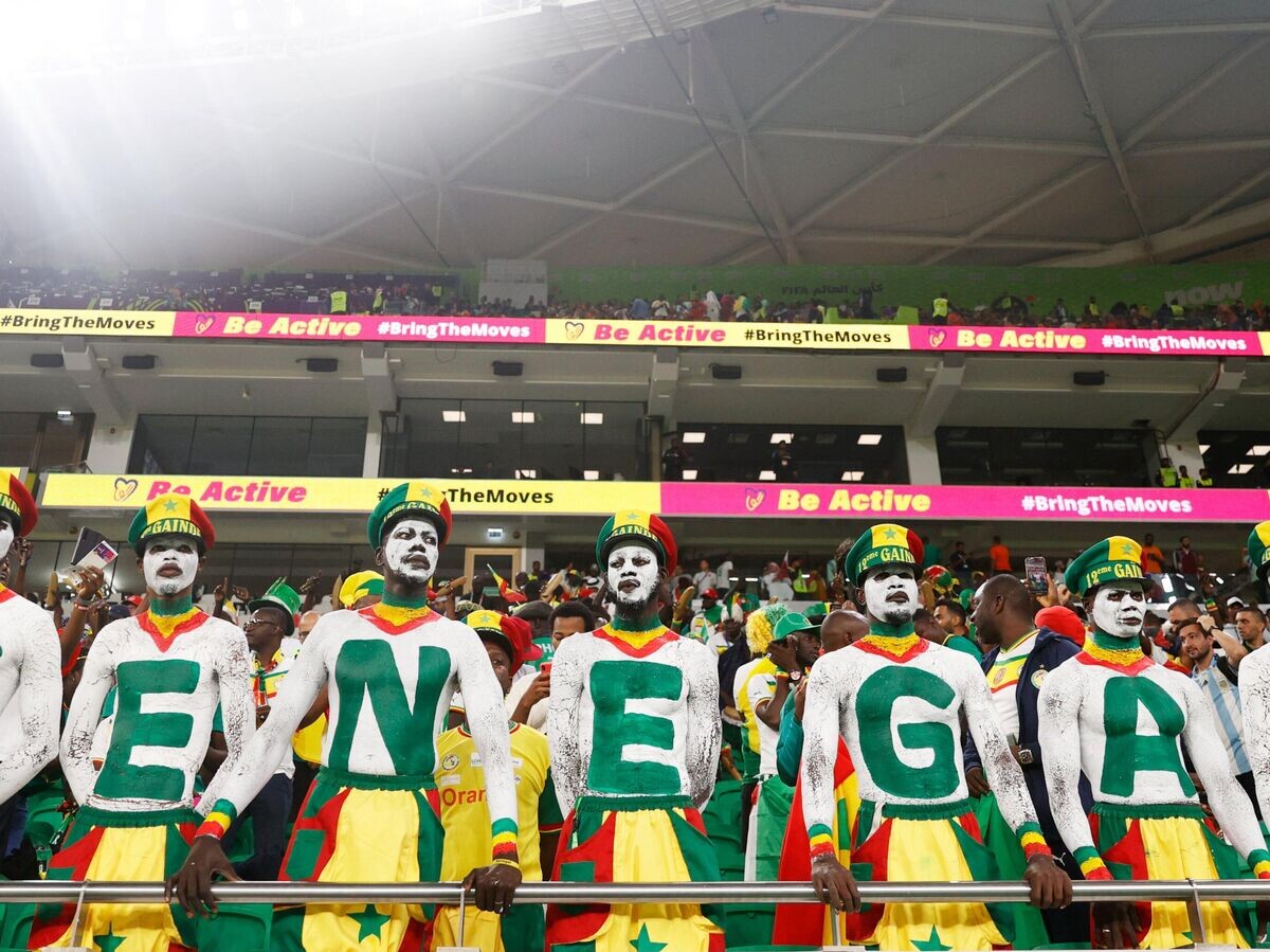    Болельщики сборной Сенегала на чемпионате мира по футболу 2022 года в Катаре | © пресс-служба Кубка мира