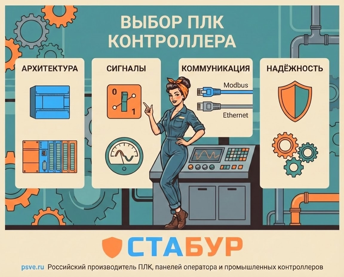 Что учесть при выборе ПЛК