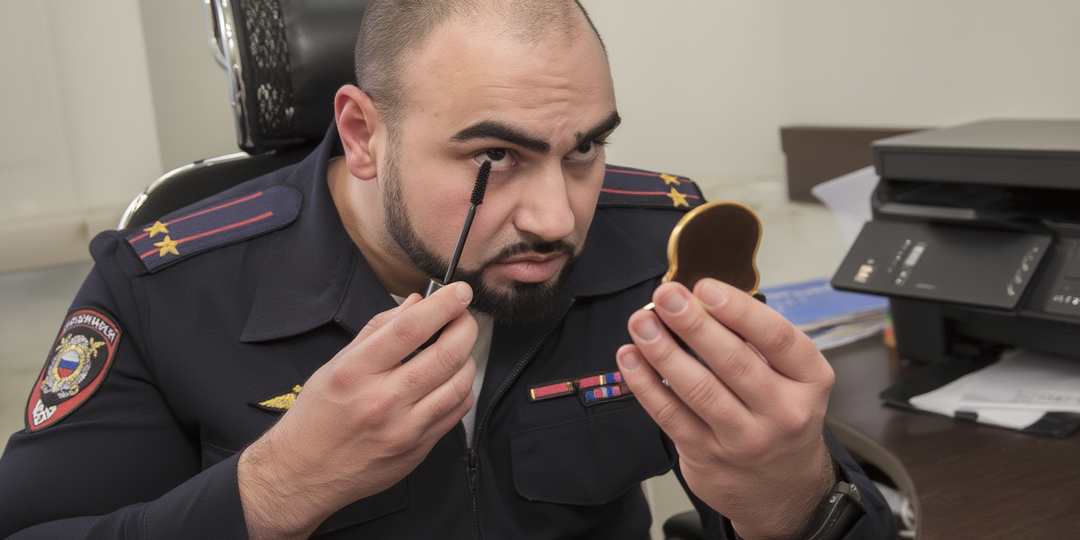 Приезжий подполковник полиции постоянно красился на работу, но больше всего удивили его связи с диаспорой