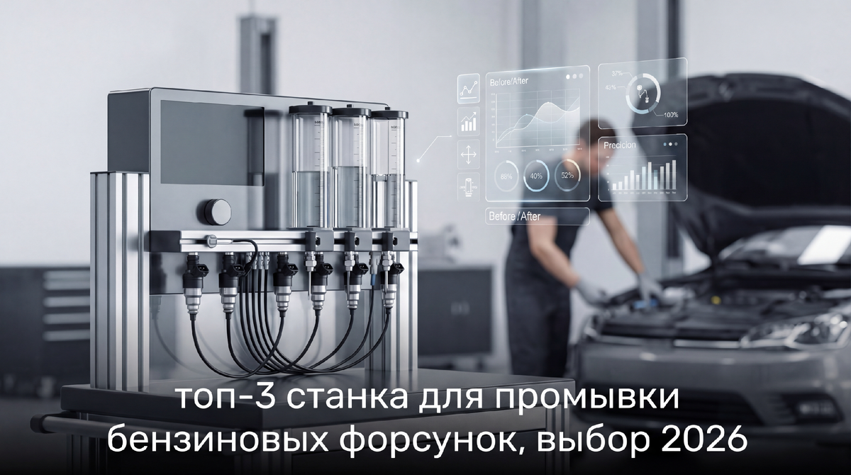 Топ лучших станков для промывки бензиновых форсунок