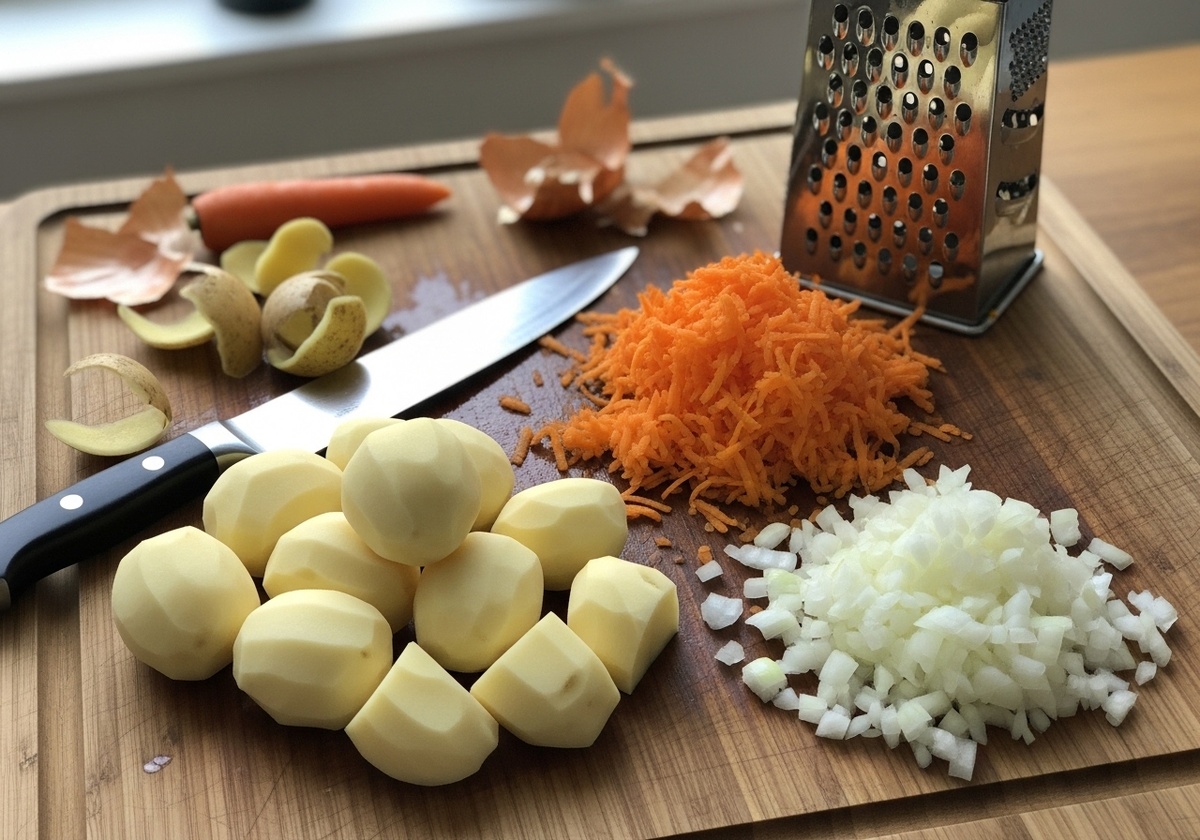 Подготовка овощей