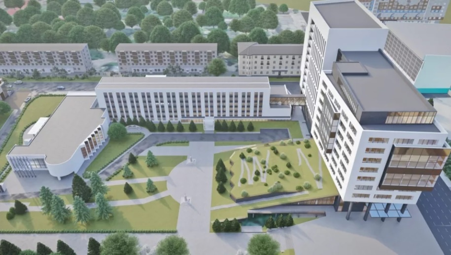 Проект нового корпуса АлтГУ в Барнауле