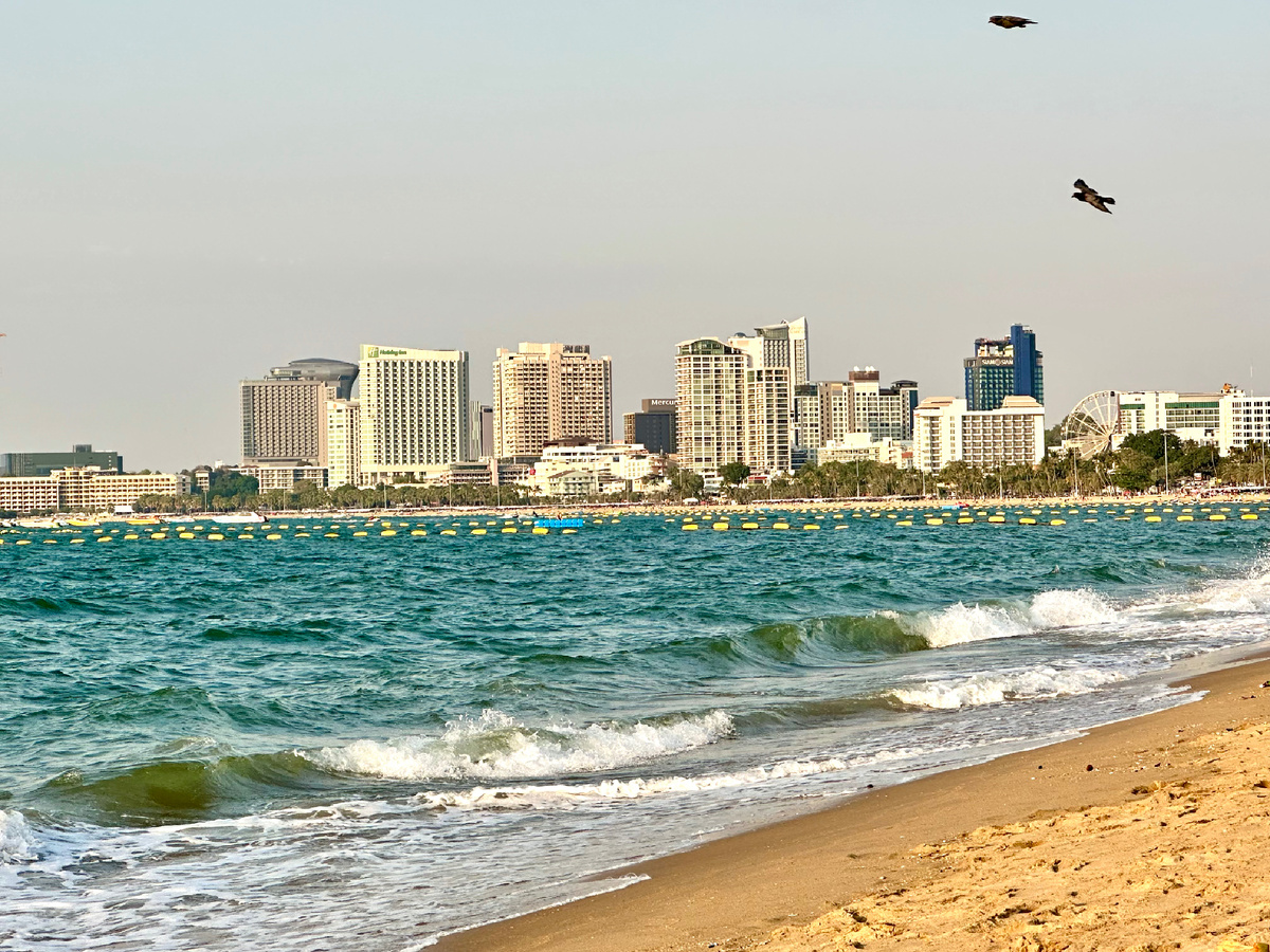 Море в Паттайе. Таиланд.