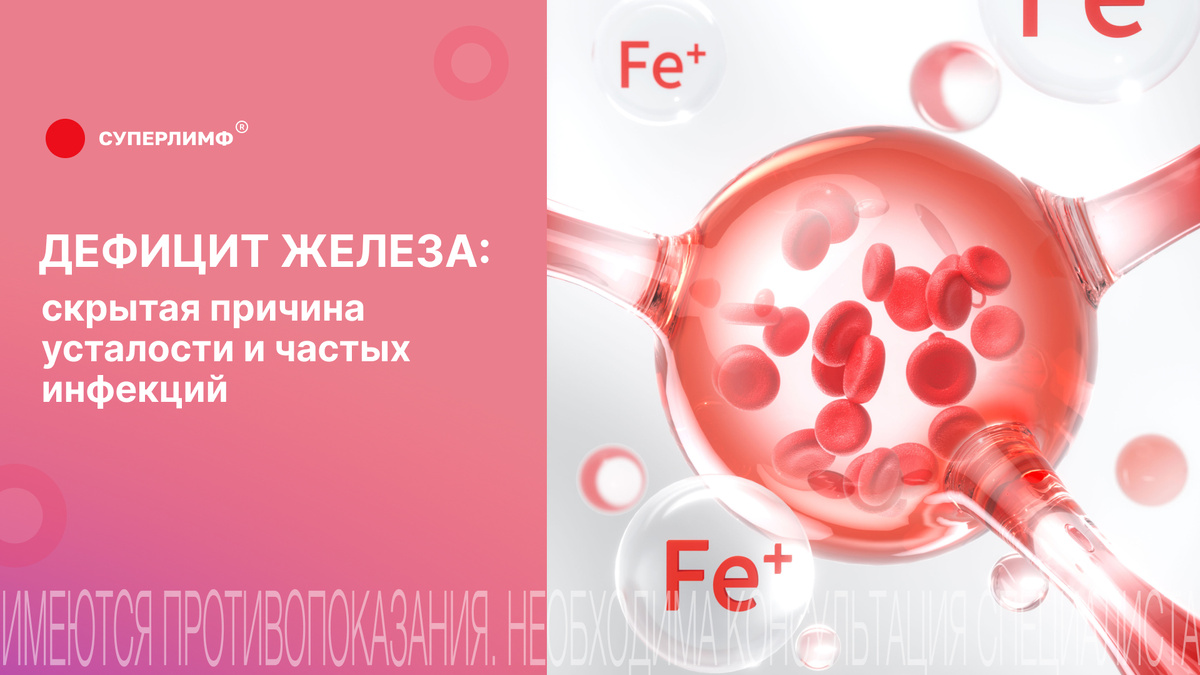 Каждая третья женщина сталкивается с дефицитом железа, даже не подозревая об этом. Разбираемся, как нехватка железа подрывает иммунитет и что с этим делать.