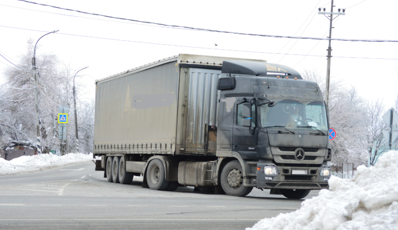 Фото автора. 27.01.2026. Зимние дороги Кубани.