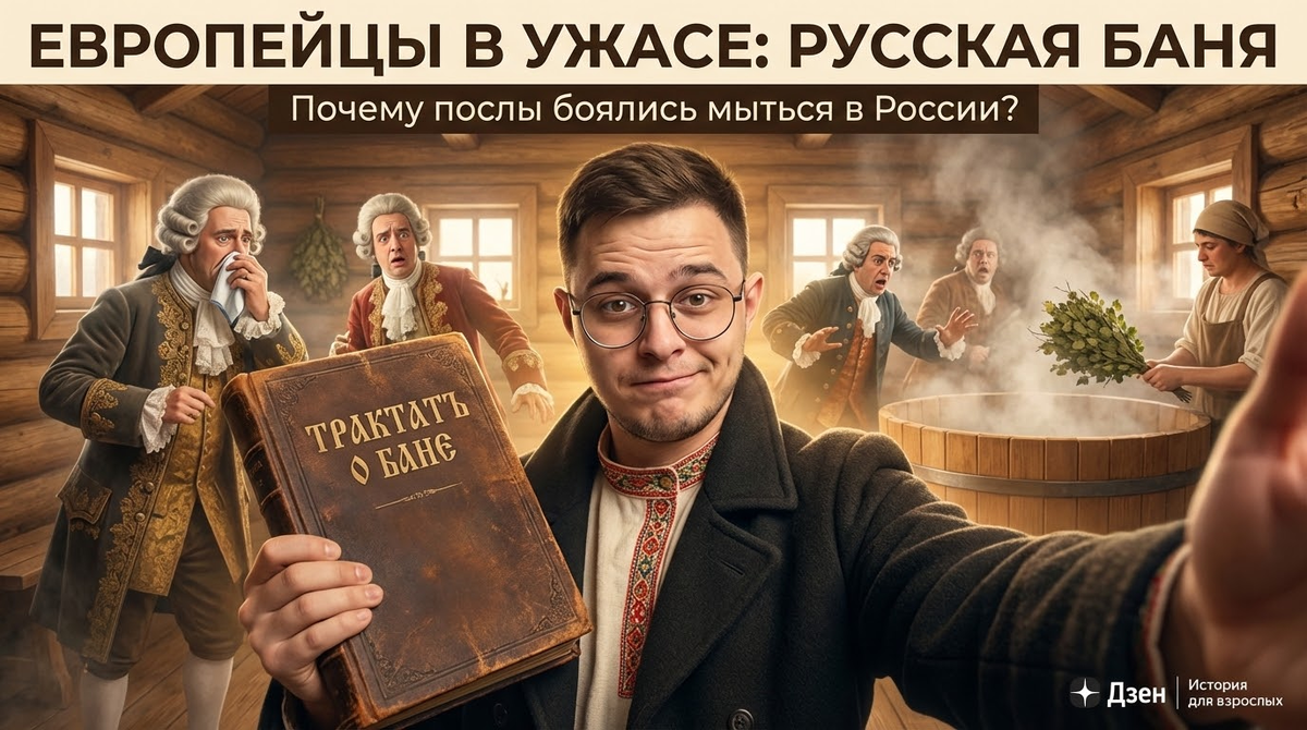 Европейские послы были в ужасе от русских бань.