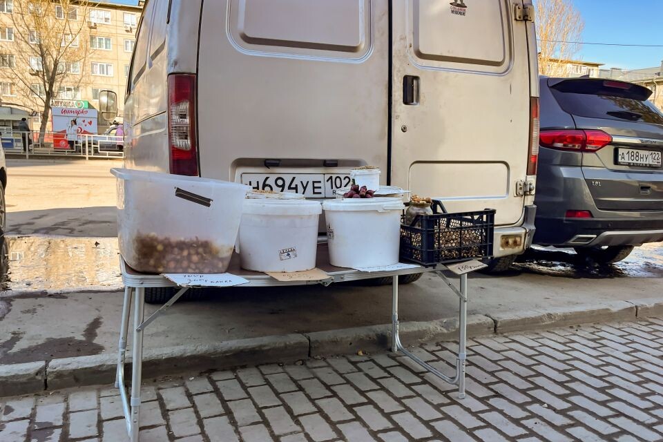    Уличная торговля. Барнаул. Весна . Источник: Виталий Барабаш/"Толк"