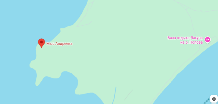                              Тот самый мыс / скриншот страницы сайта google.com/maps/place/