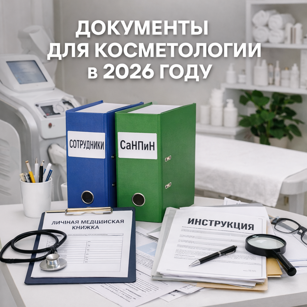 Документы для студии аппаратной косметологии на ИП