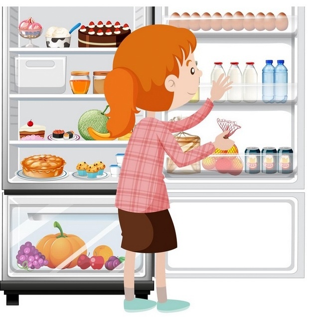 Холодильник, наверно, ломится.